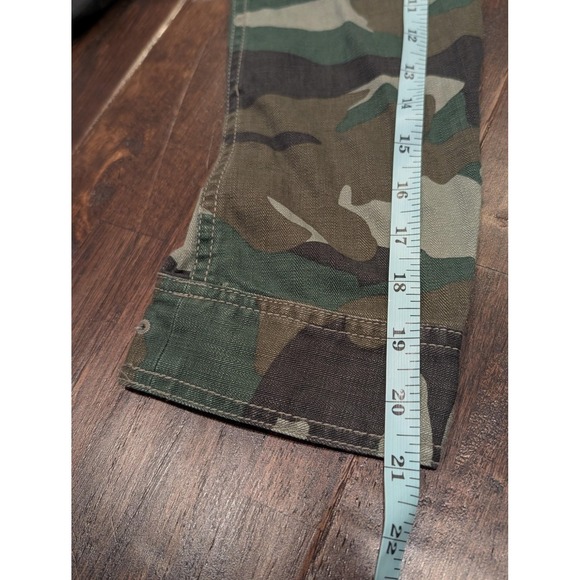J.Crew Jacket Womens XXS Green Camo Utility‎ Shirt Shacket Military G8539 New - Picture 6 of 9